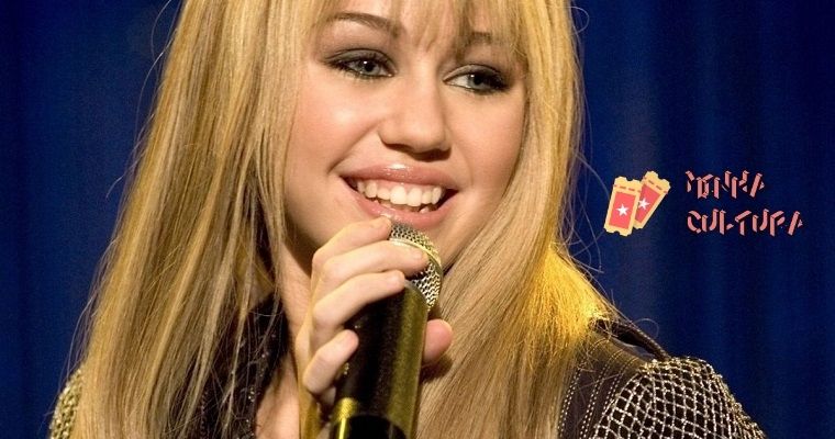 Miley Cyrus interprerando Hannah Montana