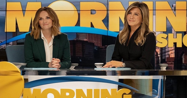 Jennifer Aniston e Reese Witherspoon na série "The Morning Show"