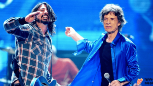 Dave Grohl e Mick Jagger