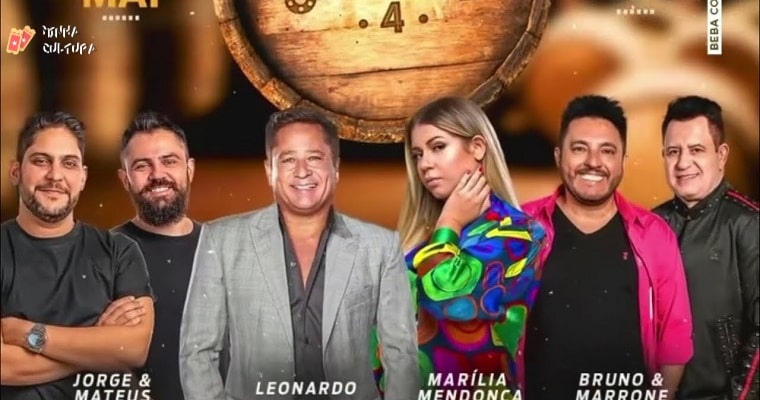 Marilia Mendonça, Jorge e Mateus, Leonardo e Bruno e Marrone