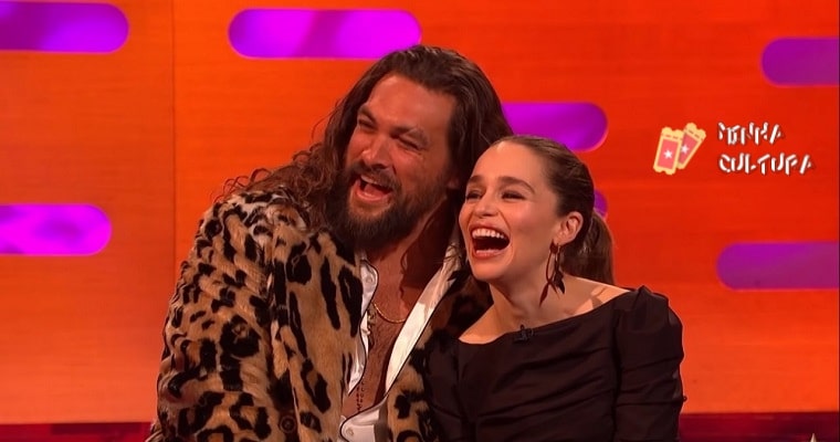 Jason Momoa e Emilia Clarke